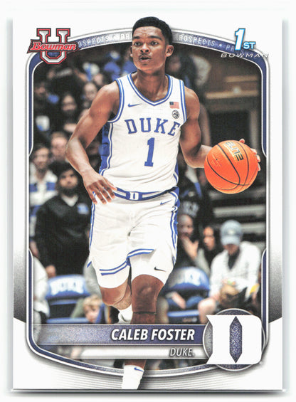2025-26 Bowman #BPP-100 Caleb Foster Prospects
