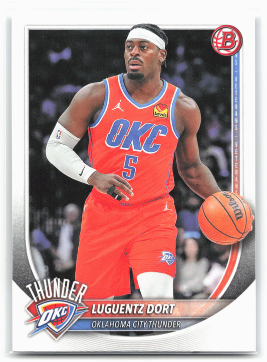 2025-26 Bowman #184 Luguentz Dort