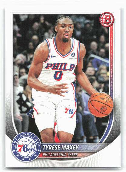 2025-26 Bowman #66 Tyrese Maxey