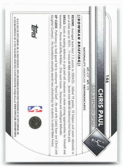 2025-26 Bowman #146 Chris Paul