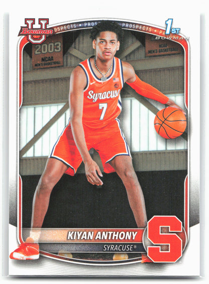 2025-26 Bowman #BPP-4 Kiyan Anthony Prospects 28053