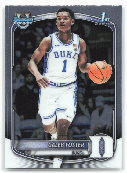 2025-26 Bowman #BCP-100 Caleb Foster Chrome Prospects