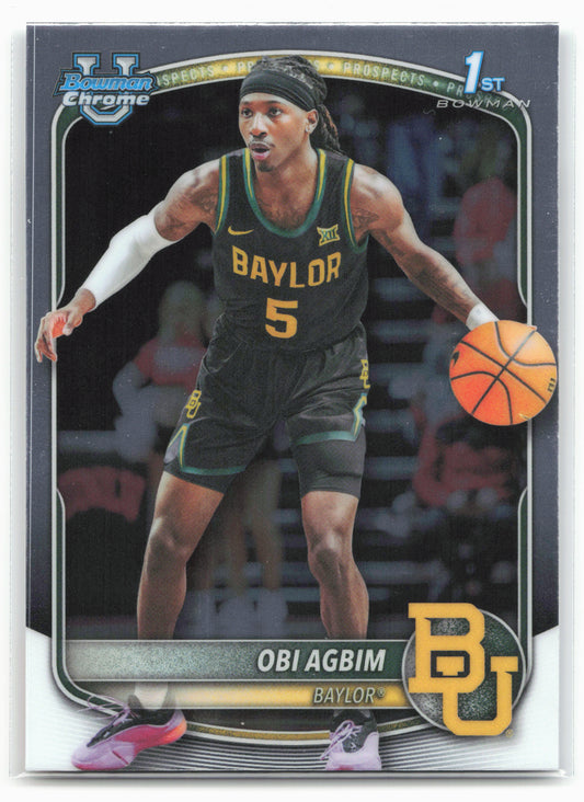 2025-26 Bowman #BCP-9 Obi Agbim Chrome Prospects