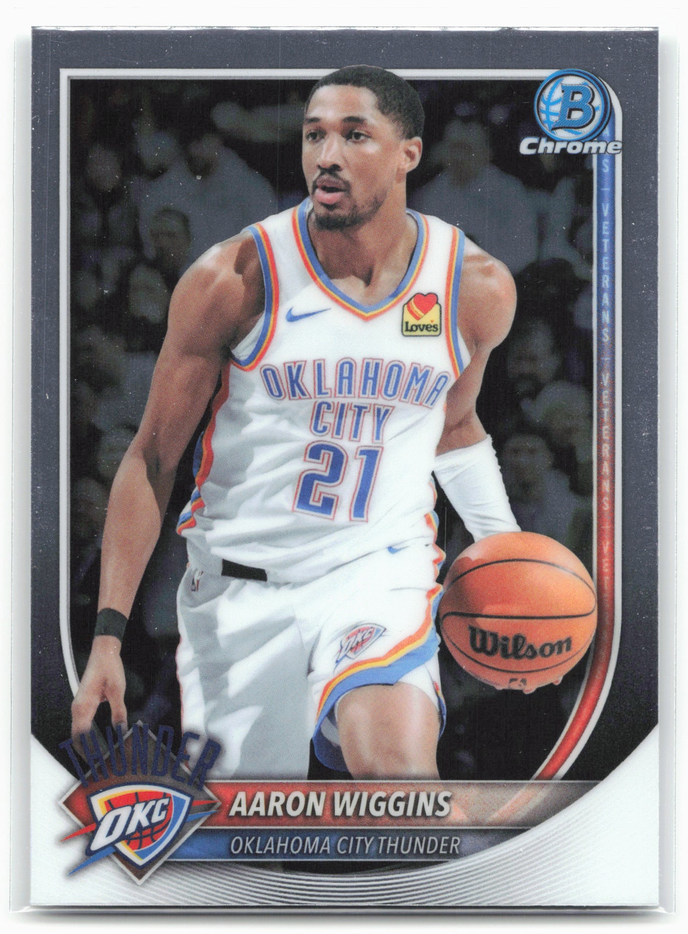 2025-26 Bowman #BCV-186 Aaron Wiggins Chrome