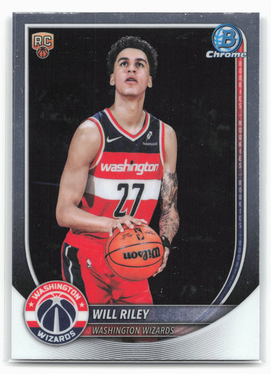 2025-26 Bowman #BCV-21 Will Riley Chrome