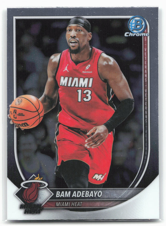 2025-26 Bowman #BCV-89 Bam Adebayo Chrome