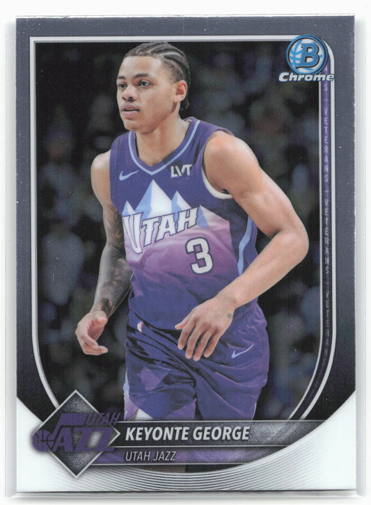 2025-26 Bowman #BCV-189 Keyonte George Chrome