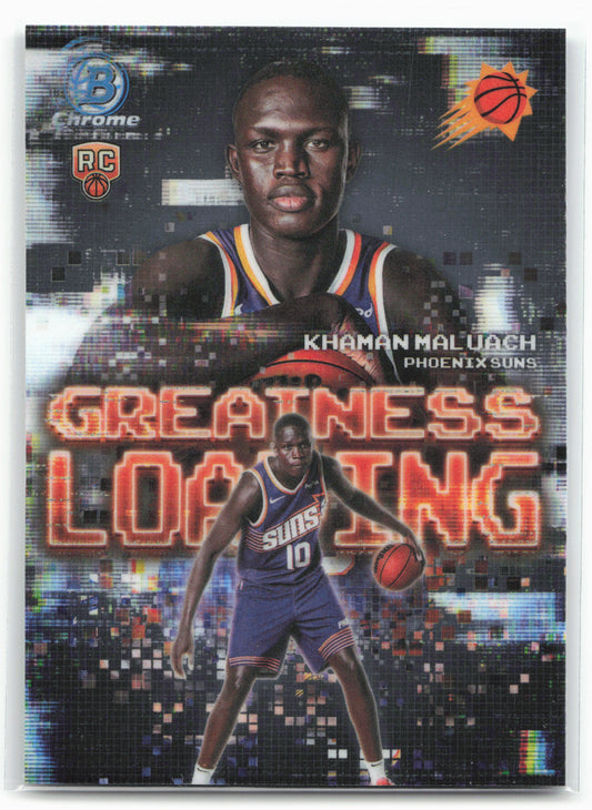 2025-26 Bowman #GL-10 Khaman Maluach Greatness Loading
