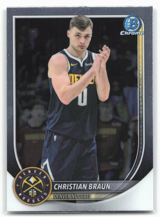 2025-26 Bowman #BCV-181 Christian Braun Chrome