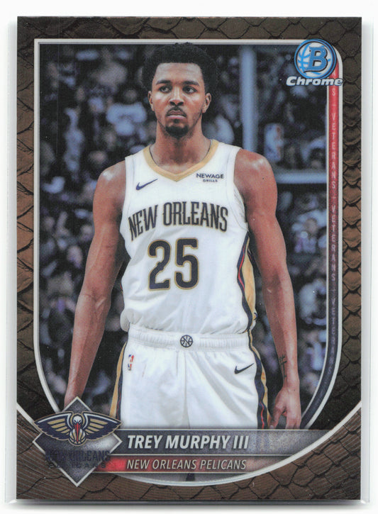 2025-26 Bowman #BCV-141 Trey Murphy III Chrome Reptilian Refractor