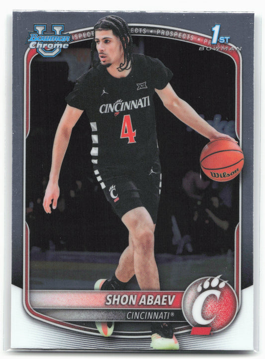 2025-26 Bowman #BCP-19 Shon Abaev Chrome Prospects