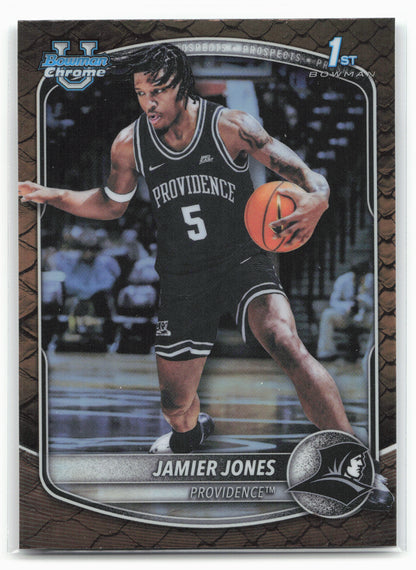 2025-26 Bowman #BCP-59 Jamier Jones Chrome Prospects Reptilian Refractor