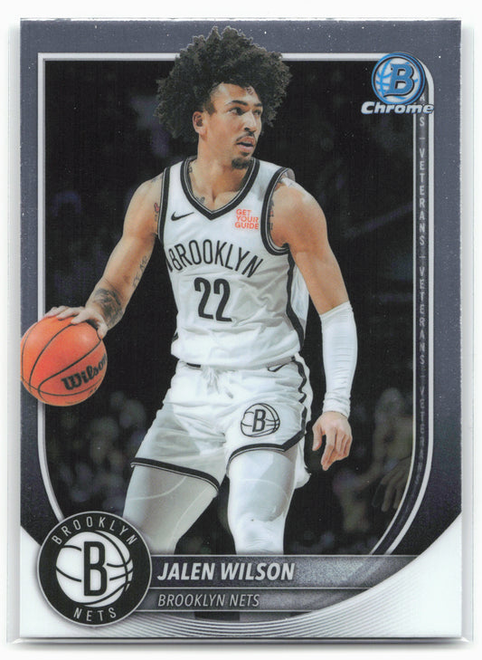 2025-26 Bowman #BCV-60 Jalen Wilson Chrome
