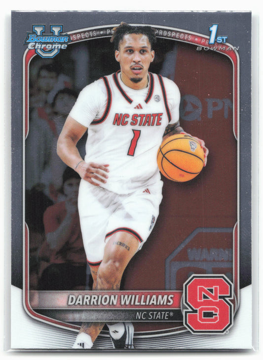 2025-26 Bowman #BCP-36 Darrion Williams Chrome Prospects