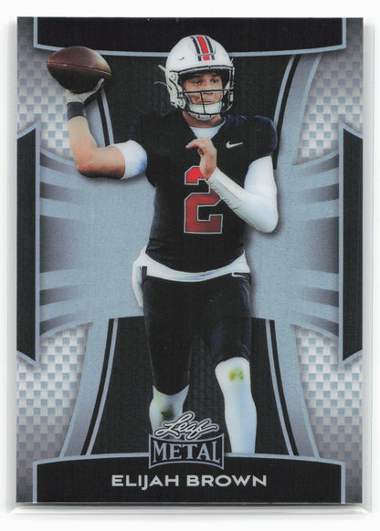 2025 Leaf Metal #55 Elijah Brown #/149