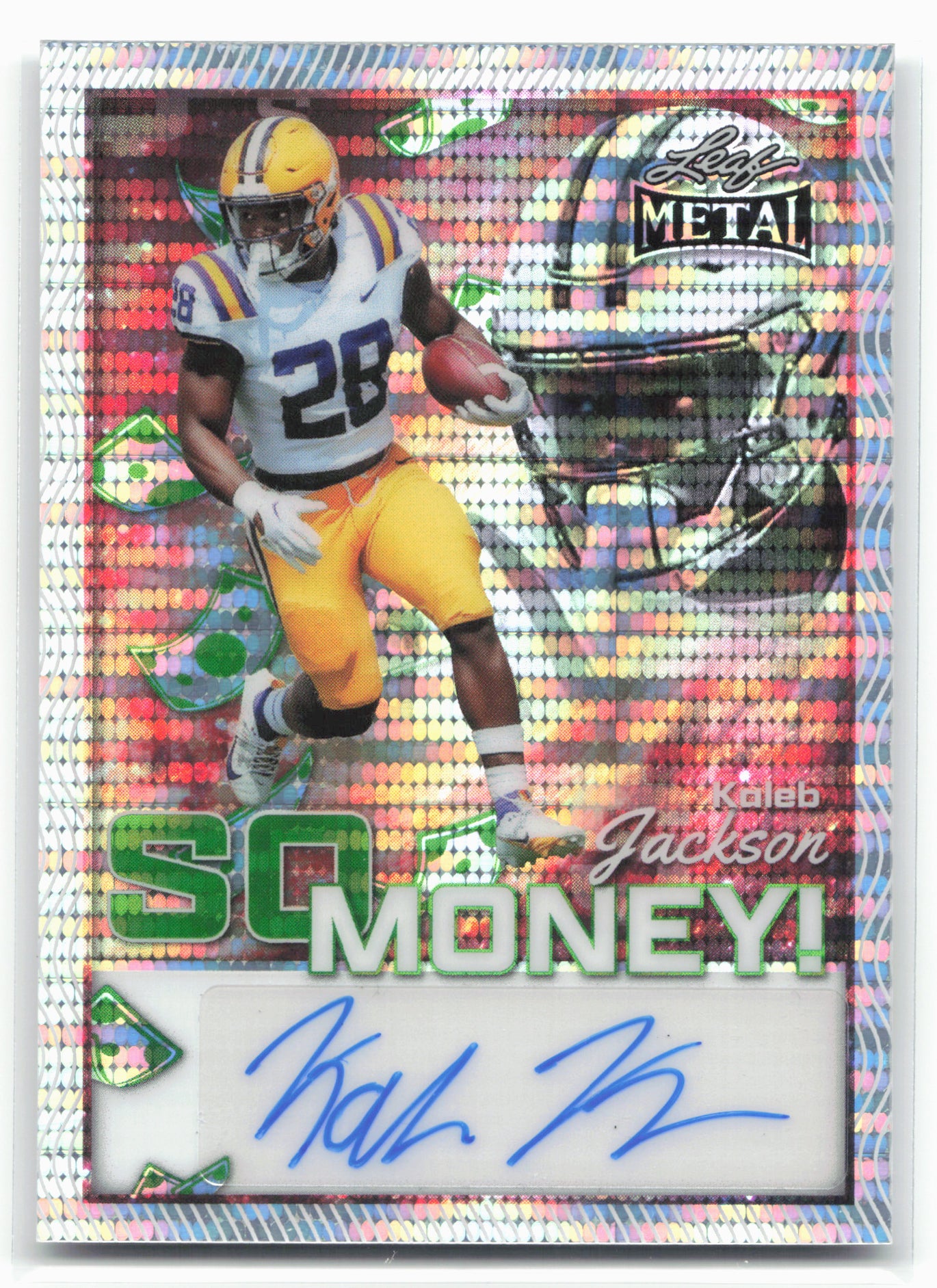 2025 Leaf Metal #SM-KJ1 Kaleb Jackson So Money Pulsar #/1