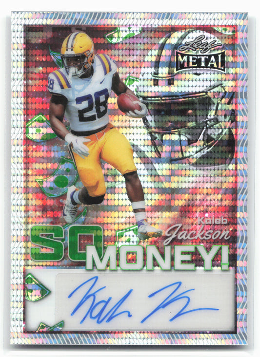 2025 Leaf Metal #SM-KJ1 Kaleb Jackson So Money Pulsar #/1