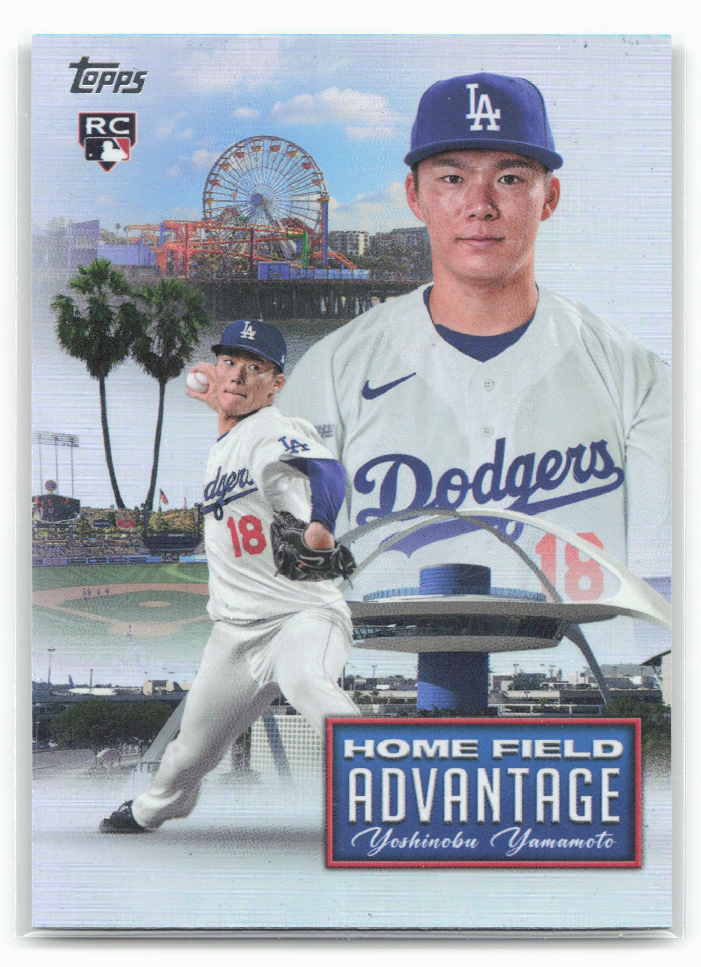 2024 Topps #HFA-20 Yoshinobu Yamamoto Home Field Advantage