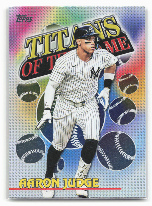 2026 Topps #TOG-3 Aaron Judge Titans of the Game 28169
