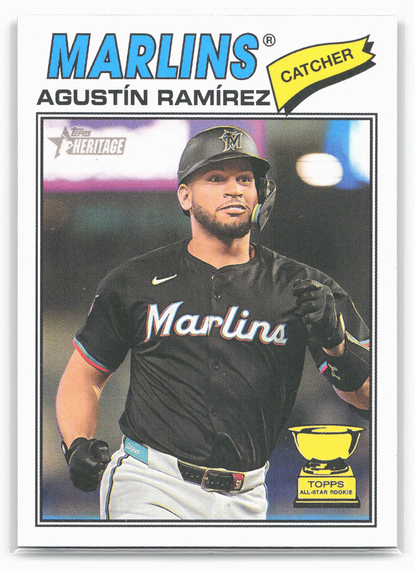 2026 Topps Heritage #13 Agustín Ramírez