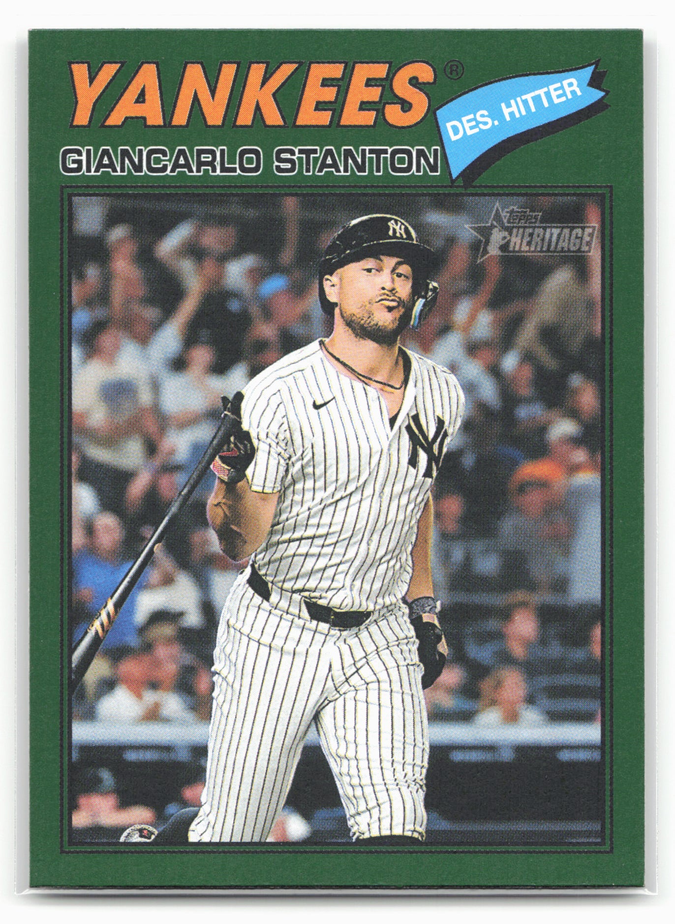 2026 Topps Heritage #250 Giancarlo Stanton Dark Green