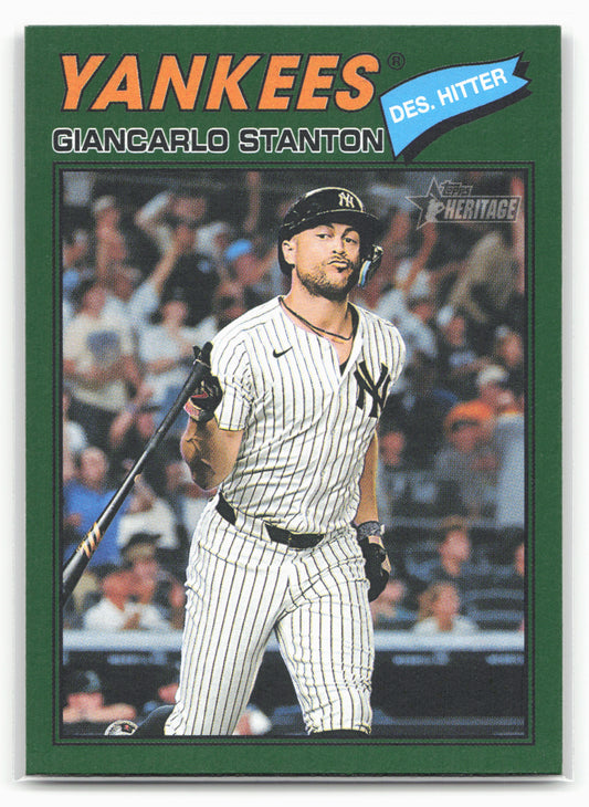 2026 Topps Heritage #250 Giancarlo Stanton Dark Green