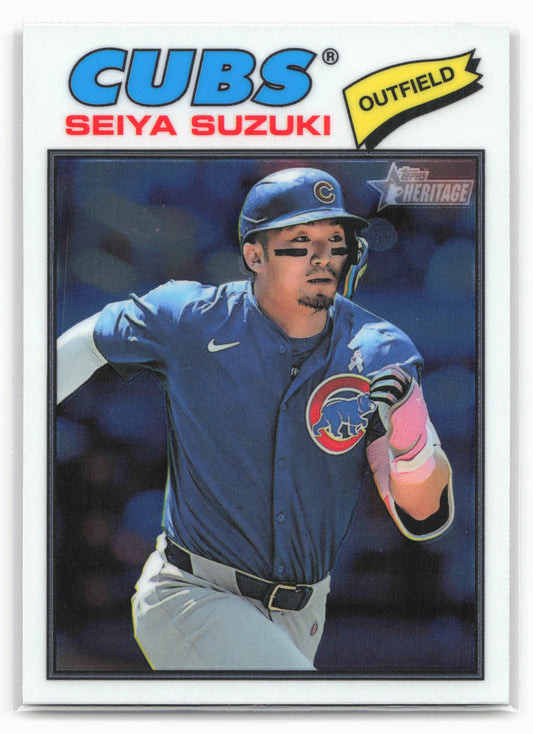 2026 Topps Heritage #241 Seiya Suzuki Chrome