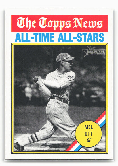 2025 Topps Heritage #348 Mel Ott