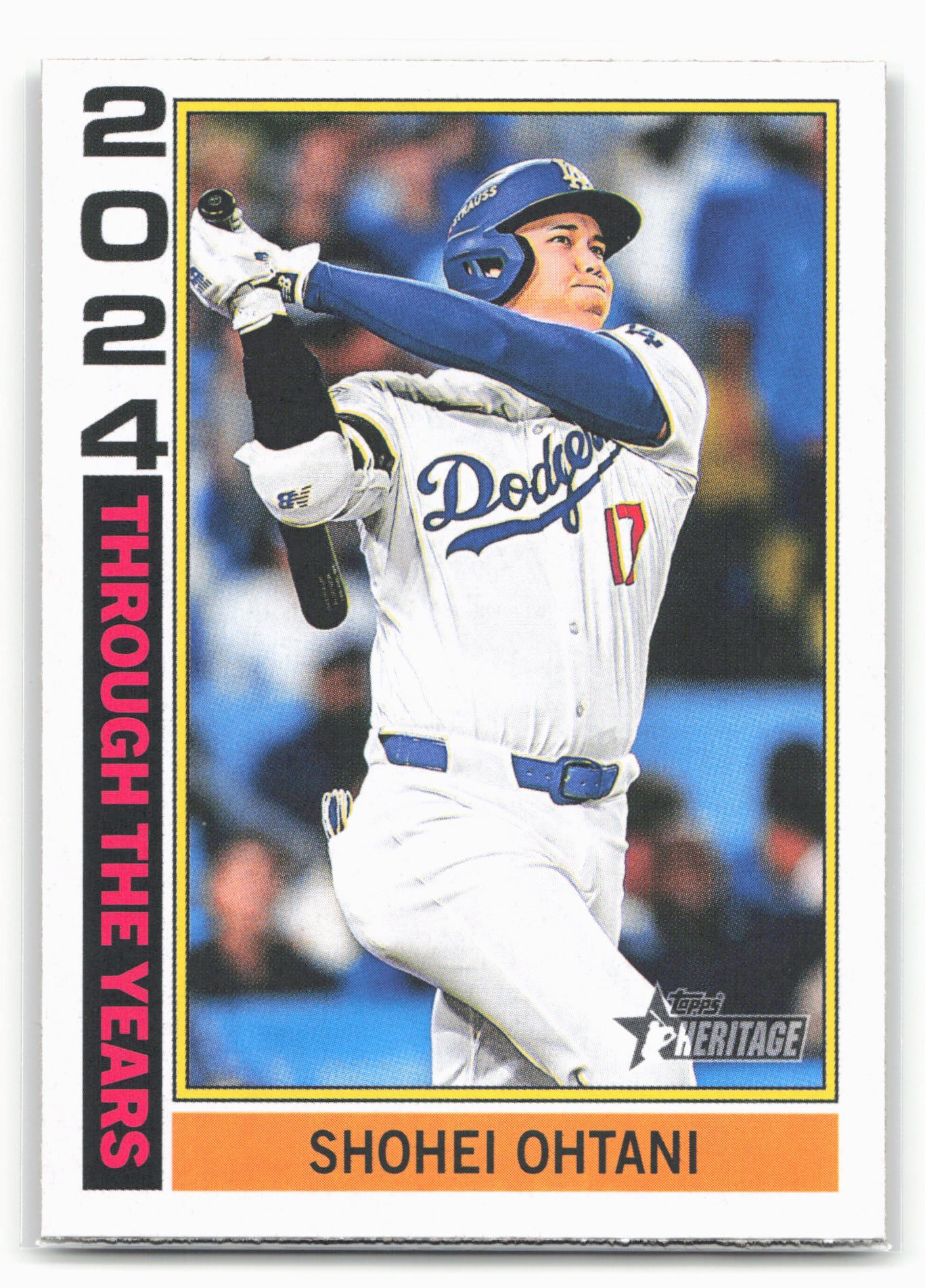 2025 Topps Heritage #TTY-25 Shohei Ohtani Through the Years