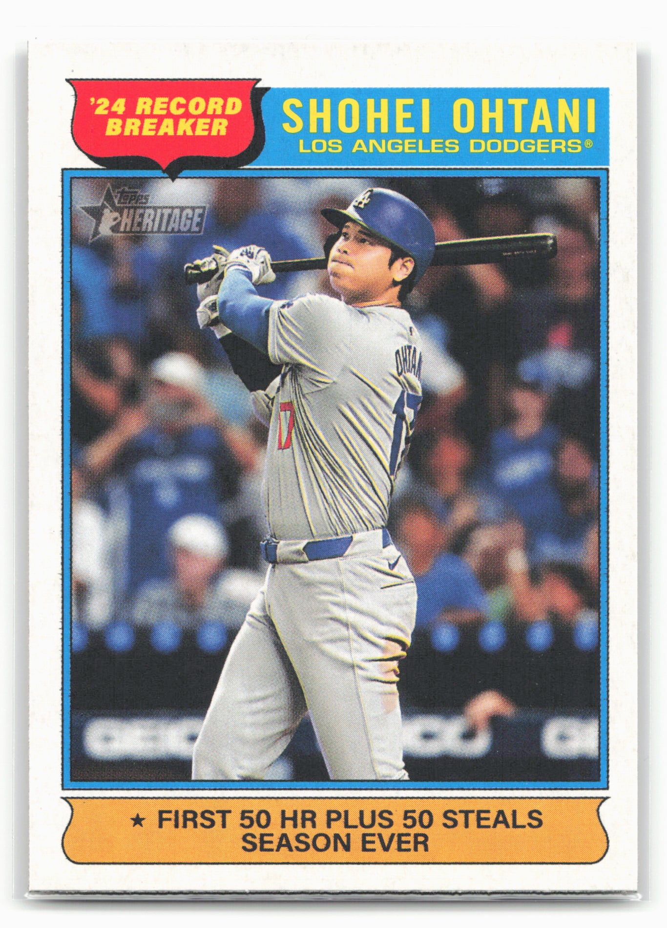 2025 Topps Heritage #1 Shohei Ohtani