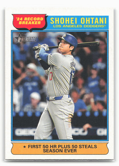 2025 Topps Heritage #1 Shohei Ohtani