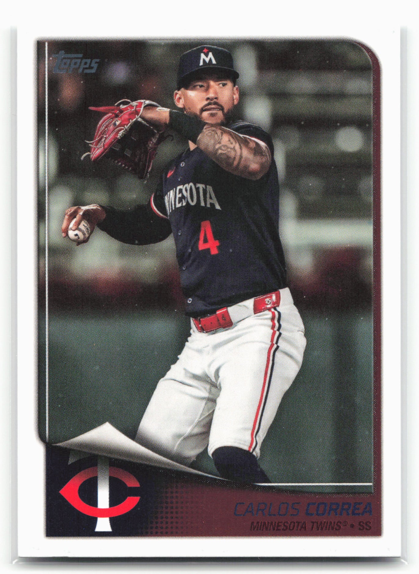 2025 Topps #94 Carlos Correa Flagship Collection (Series One)
