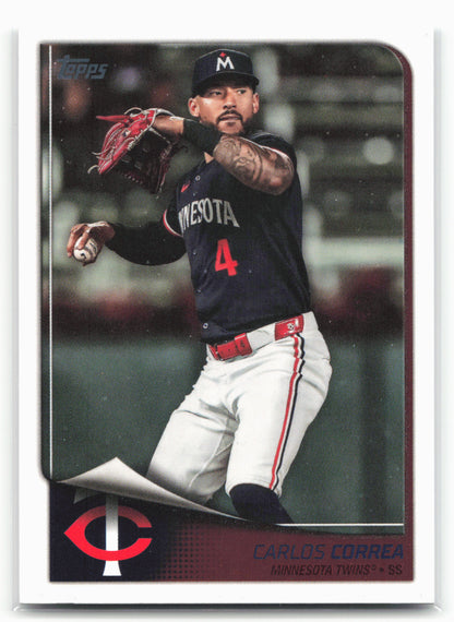 2025 Topps #94 Carlos Correa Flagship Collection (Series One)