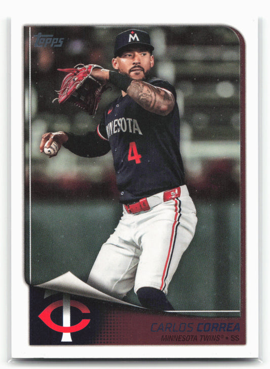 2025 Topps #94 Carlos Correa Flagship Collection (Series One)