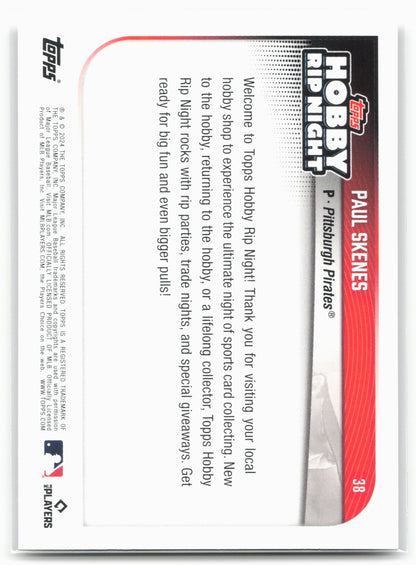 2024 Topps Hobby Rip Night #38 Paul Skenes