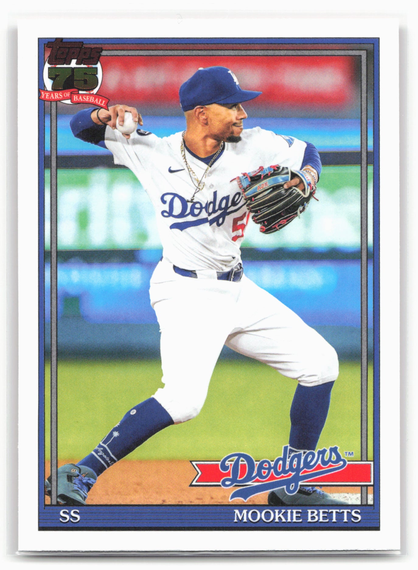 2026 Topps #T91-21 Mookie Betts 1991 Topps Baseball 35th Anniversary