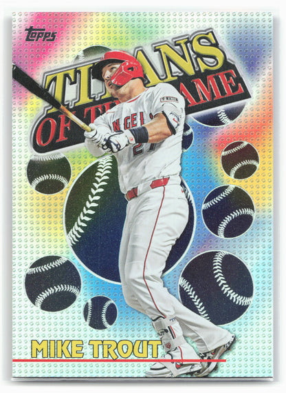 2026 Topps #TOG-2 Mike Trout Titans of the Game 28215