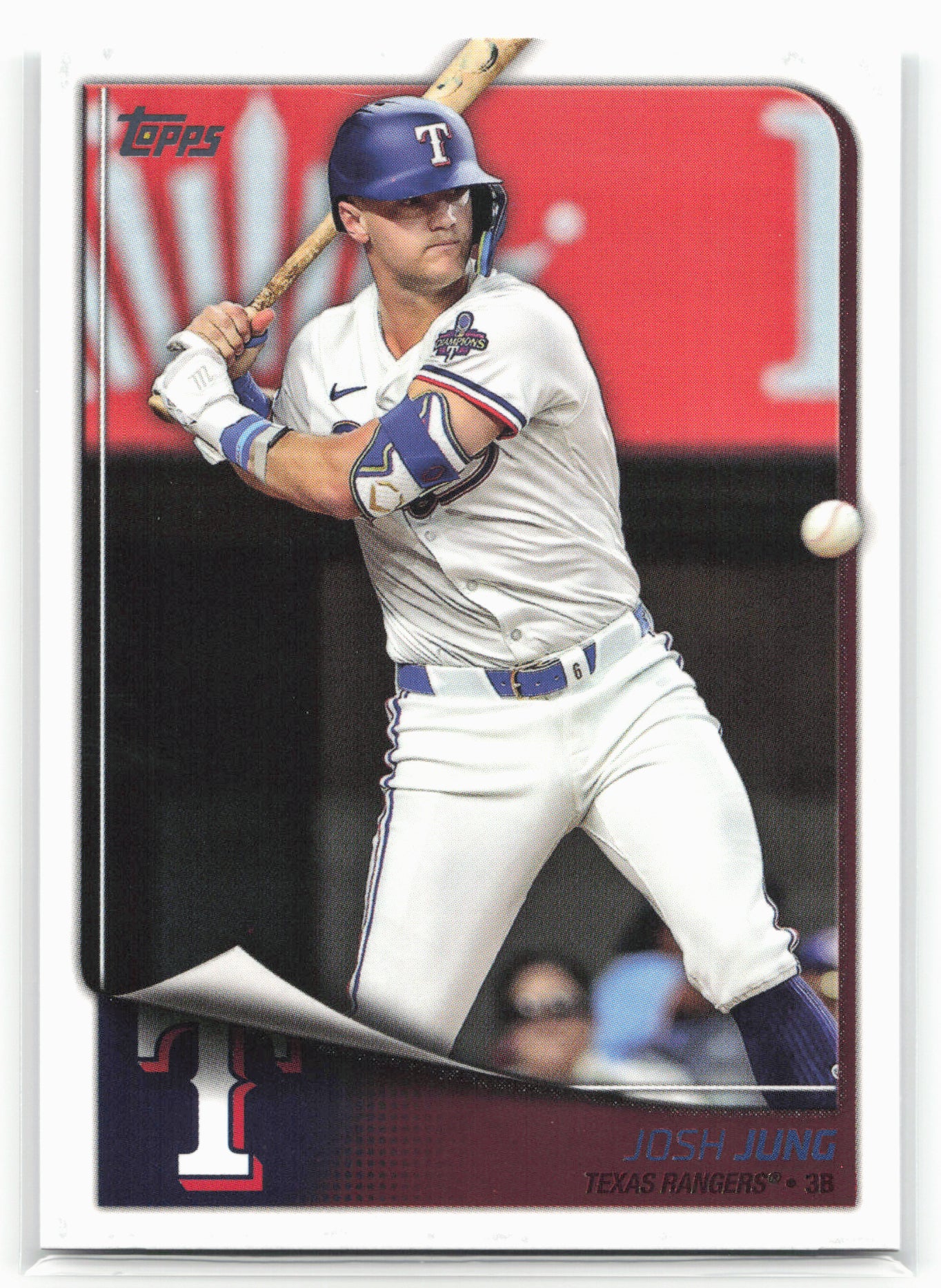 2025 Topps #28 Josh Jung Flagship Collection (Series One)