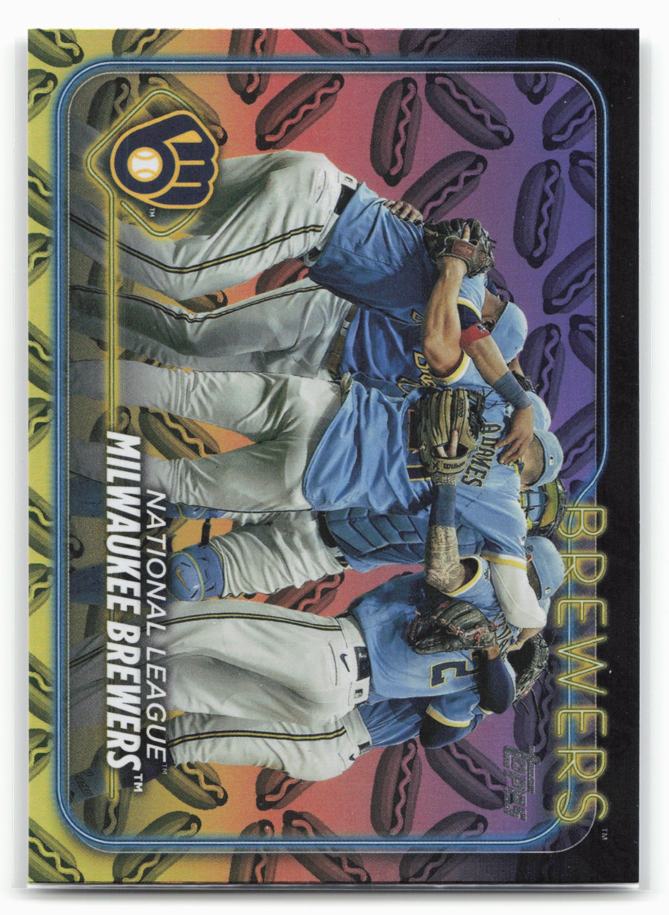 2024 Topps #533 Milwaukee Brewers Holiday Hot Dogs