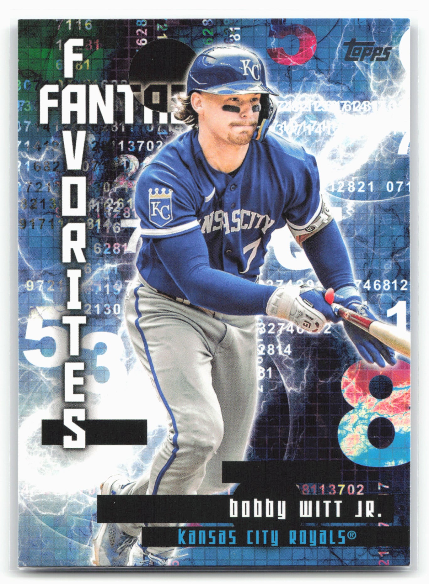 2024 Topps #FF-10 Bobby Witt Jr. Fantasy Favorites