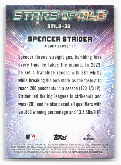2024 Topps #SMLB-32 Spencer Strider Stars of MLB