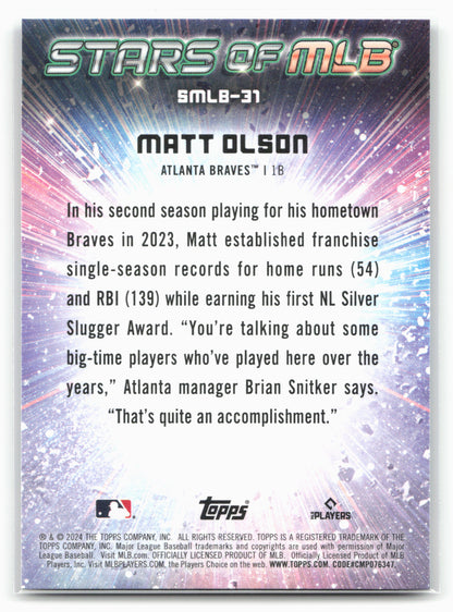 2024 Topps #SMLB-31 Matt Olson Stars of MLB