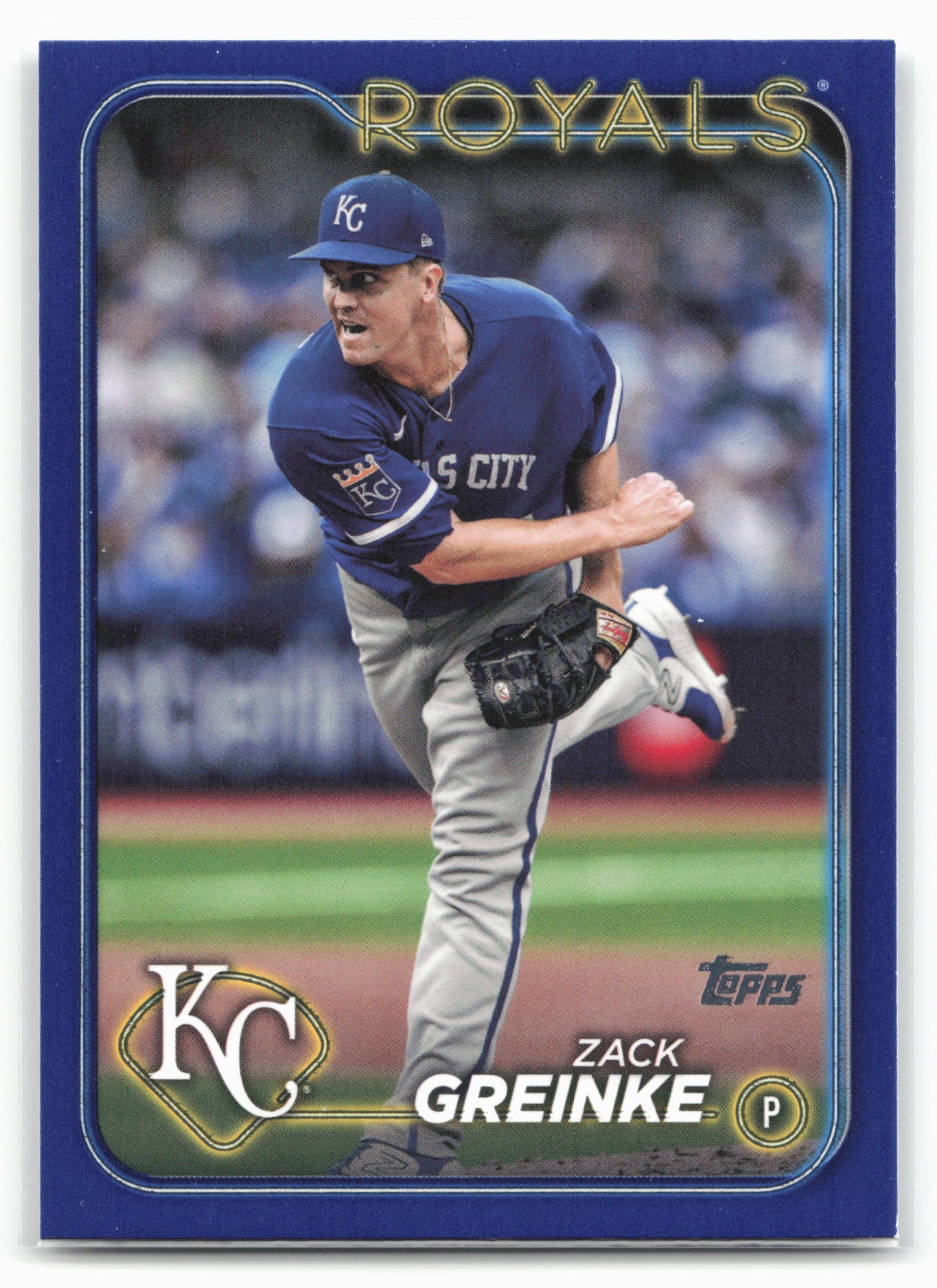 2024 Topps #610 Zack Greinke Royal Blue