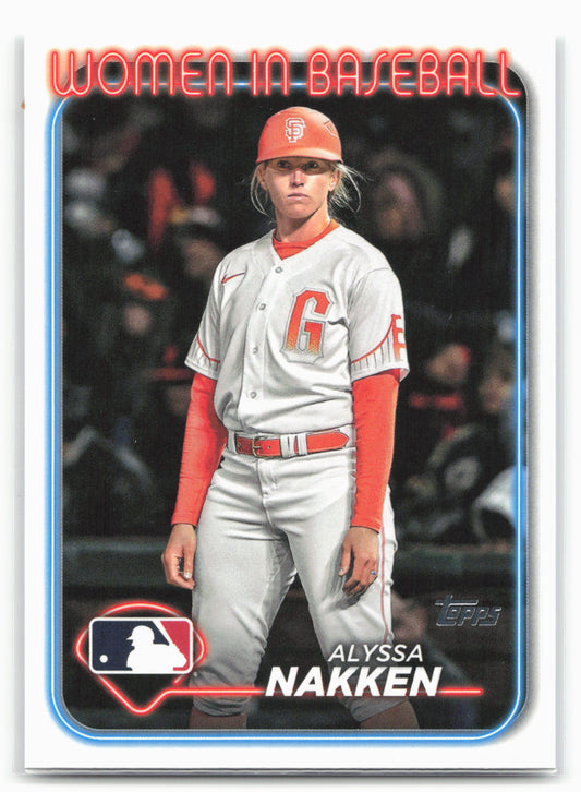 2024 Topps #WIB-4 Alyssa Nakken Women in Baseball