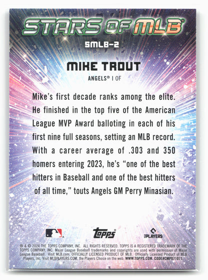 2024 Topps #SMLB-2 Mike Trout Stars of MLB