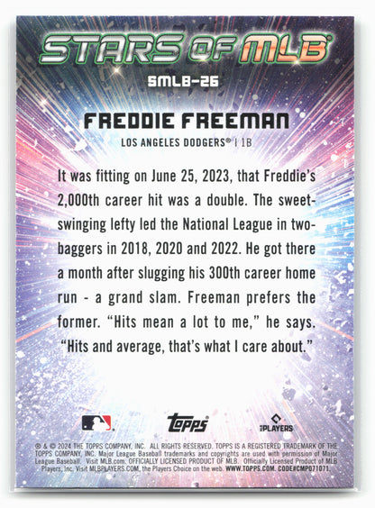2024 Topps #SMLB-26 Freddie Freeman Stars of MLB
