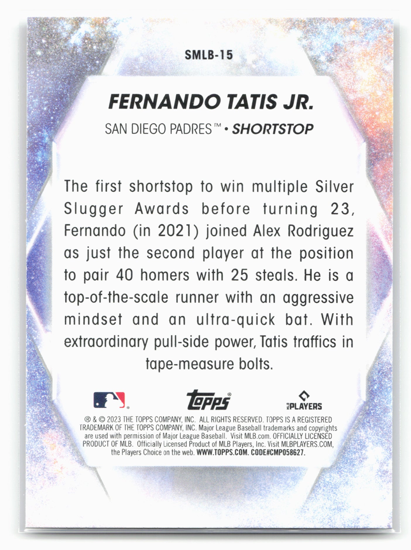 2023 Topps #SMLB-15 Fernando Tatis Jr. Stars of MLB