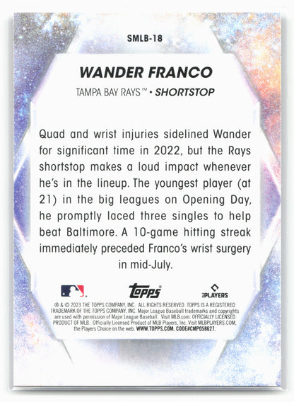 2023 Topps #SMLB-18 Wander Franco Stars of MLB