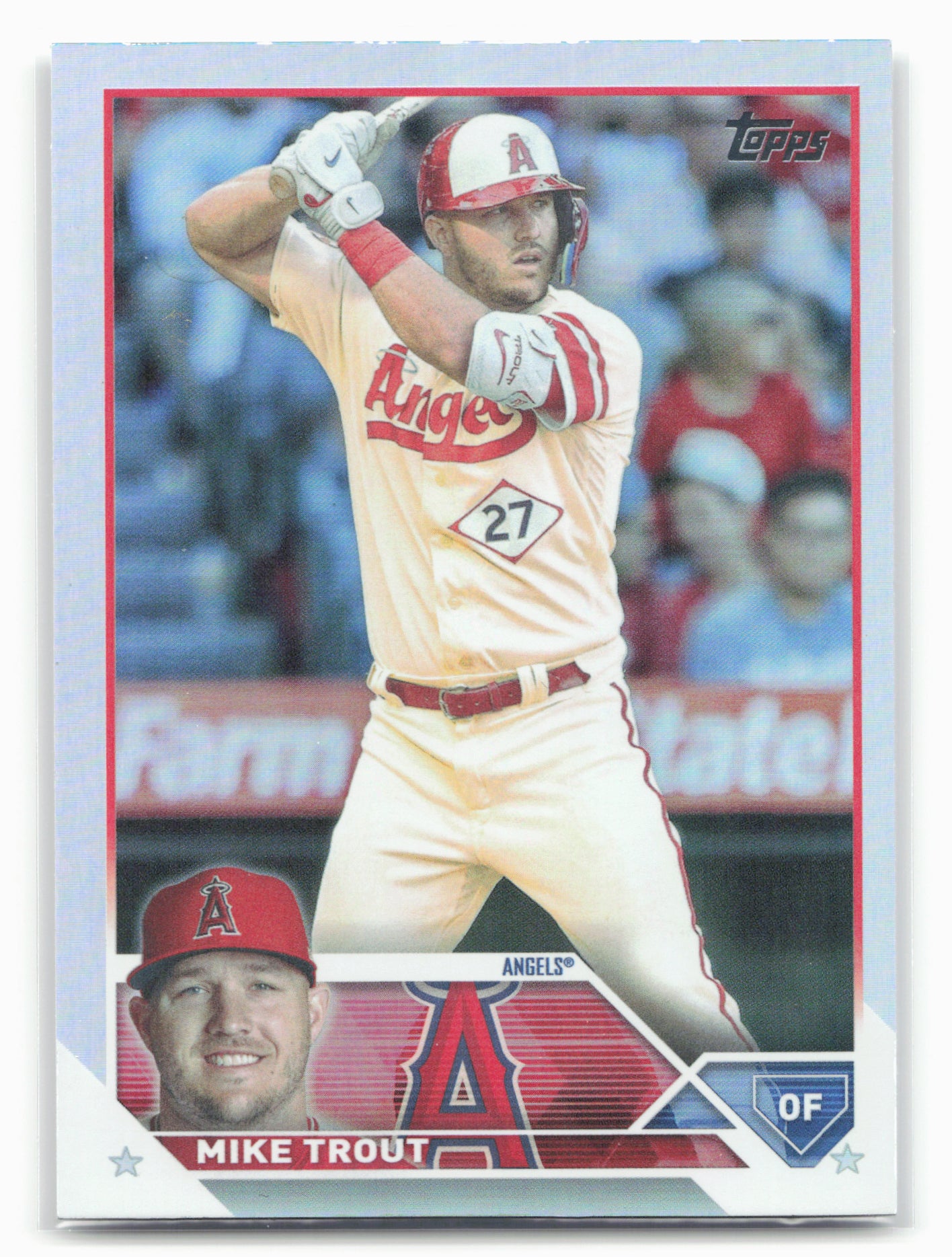 2023 Topps #27 Mike Trout Rainbow Foil