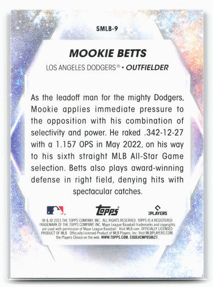 2023 Topps #SMLB-9 Mookie Betts Stars of MLB